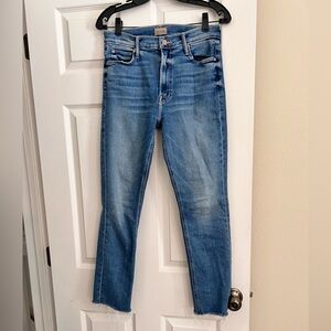 Mother mid rise dazzler ankle Frey 28